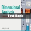 Test Bank For Dimensional Analysis Calculating Dosages Safely 3rd Edition Tracy Horntvedt Dimensional Analysis Calculating Dosages Safely 3rd Edition test bank by Tracy Horntvedt complete study resource