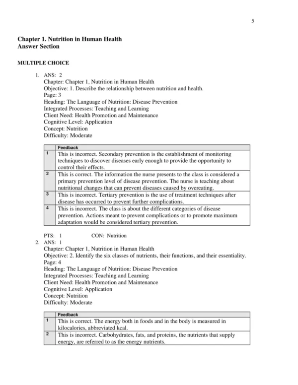 Test Bank For Lutz's Nutrition And Diet Therapy 8th Edition Erin E. Mazur 5 Lutz's Nutrition and Diet Therapy 8th Edition test bank for nursing students comprehensive diet therapy resource