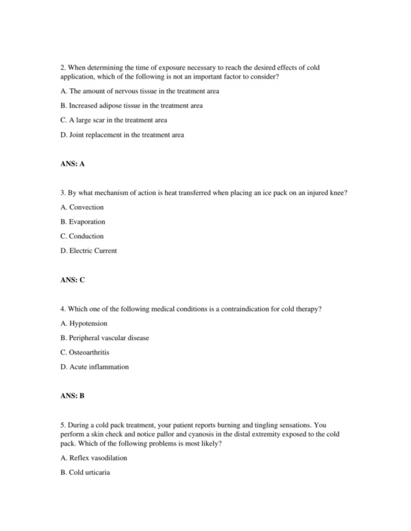 Test Bank For Michlovitz's Modalities 5 Modalities for Therapeutic Intervention 7th Edition test bank by Bellew for physical therapy students
