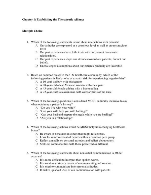 Test Bank For Mobility In Context 1 Mobility in Context 3rd Edition test bank by Charity Johansson complete study and practice resource