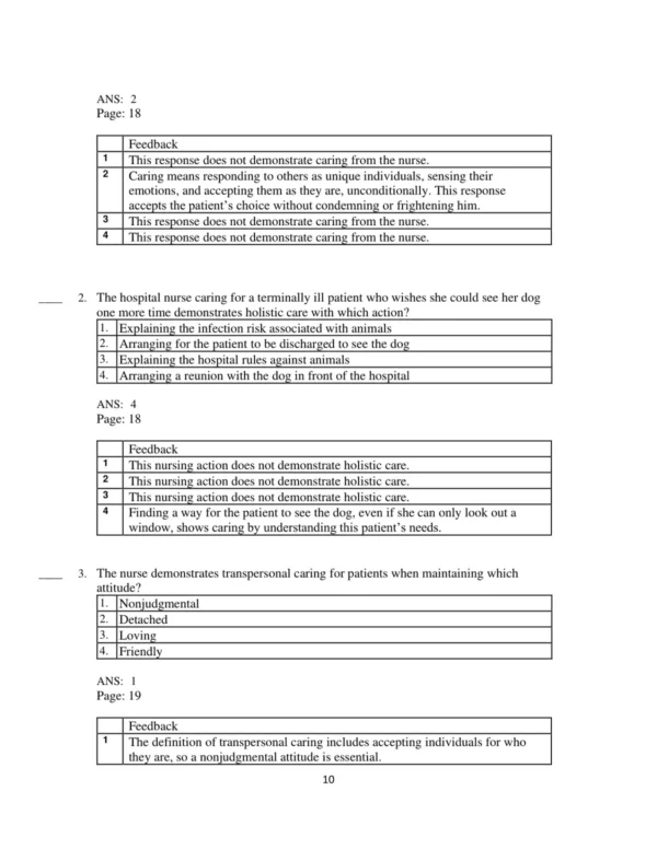 Test Bank For Nursing Leadership 10 Chapter-organized leadership management content with review questions on teamwork and collaboration