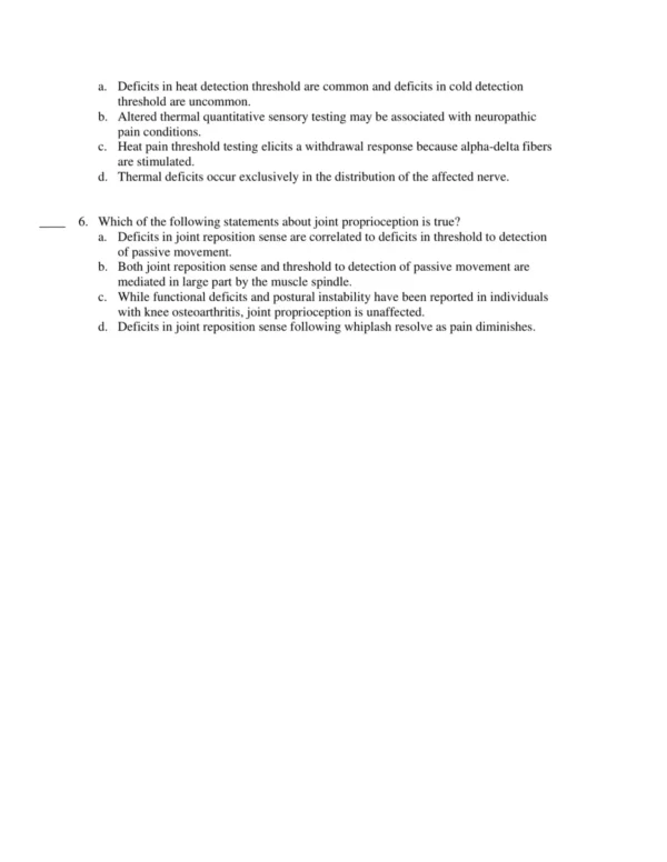 Test Bank For Physical Rehabilitation 7th Edition Susan B. O'sullivan 8 Physical therapy study materials with treatment planning questions and performance-based evaluation scenarios