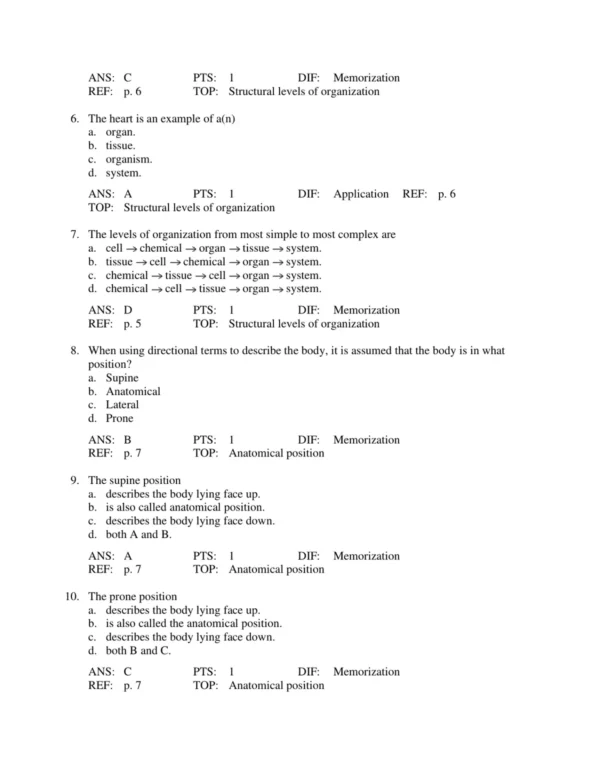 The_Human_Body_in_Health_&_Disease_7th_Edition_by_Kevin_T_p002 Chapter-based anatomy and physiology test questions for systematic learning and exam preparation