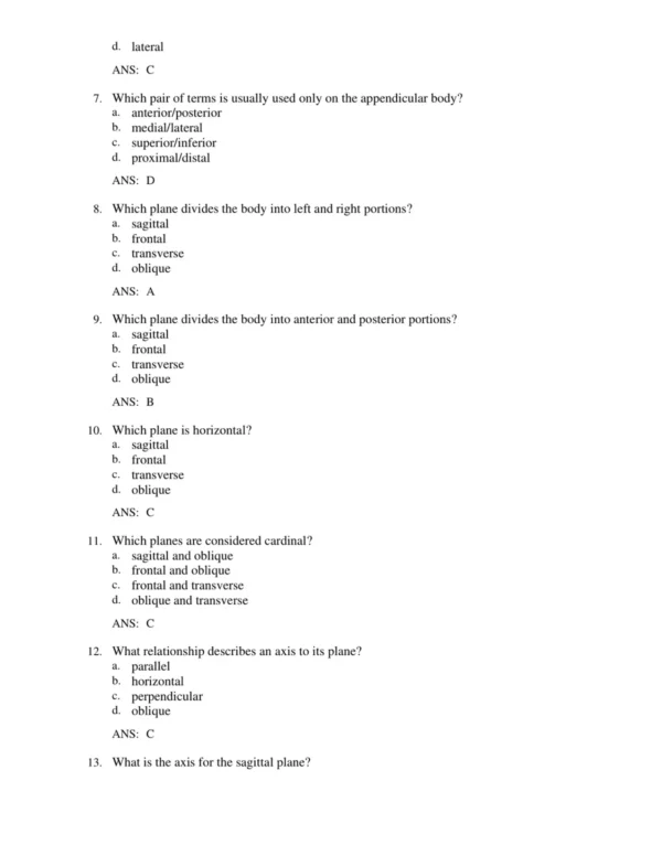 Chapter-based muscular system test questions organized for anatomy and kinesiology study