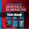 Genetics in Medicine 8th Edition Test Bank by Nussbaum complete genetics study resource