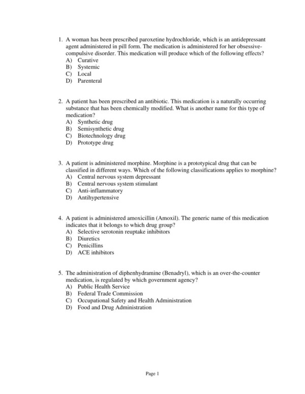 Test Bank For Abrams' Clinical Drug Therapy 10th Edition Geralyn Frandsen