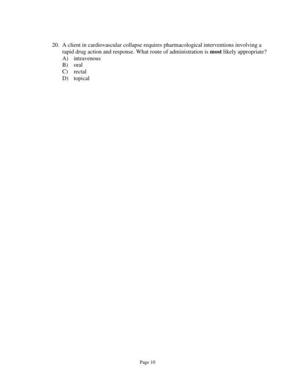 Test Bank For Abrams' Clinical Drug Therapy Rationales For Nursing Practice8 Test Bank For Abrams' Clinical Drug Therapy Rationales For Nursing Practice Eleventh Edition Geralyn Frandsen