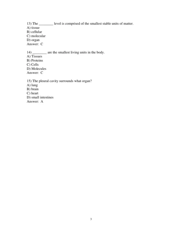 Test Bank For Anatomy & Physiology For Emergency Care 3rd Edition Bryan E. Bledsoe 3 Test Bank For Anatomy & Physiology For Emergency Care 3rd Edition Bryan E. Bledsoe