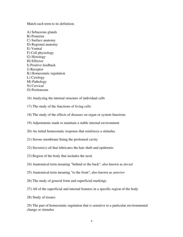 Test Bank For Anatomy & Physiology For Emergency Care 3rd Edition Bryan E. Bledsoe 4 Test Bank For Anatomy & Physiology For Emergency Care 3rd Edition Bryan E. Bledsoe