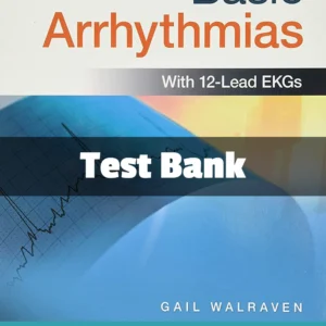 Test Bank For ECGs Made Easy 6th Edition Aehlert