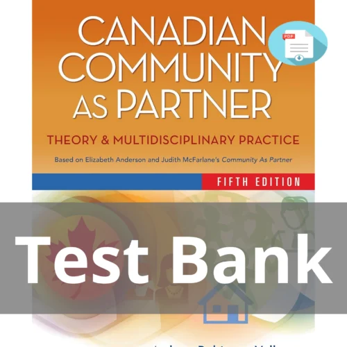Test Bank For Canadian Community As Partner 5th Edition Ardene Vollman