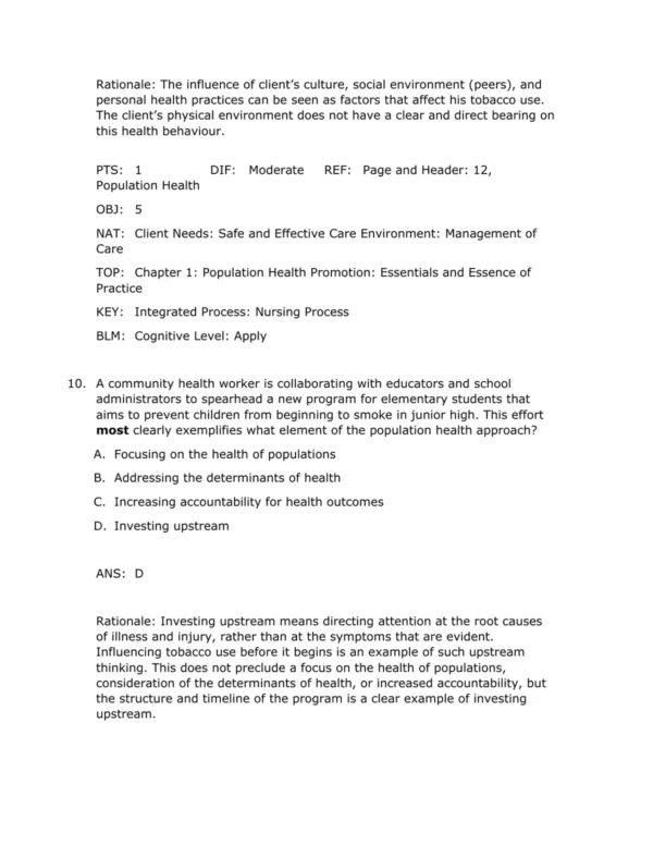 Test Bank For Canadian Community As Partner Fifth Edition Ardene Vollman 8 Test Bank For Canadian Community As Partner 5th Edition Ardene Vollman