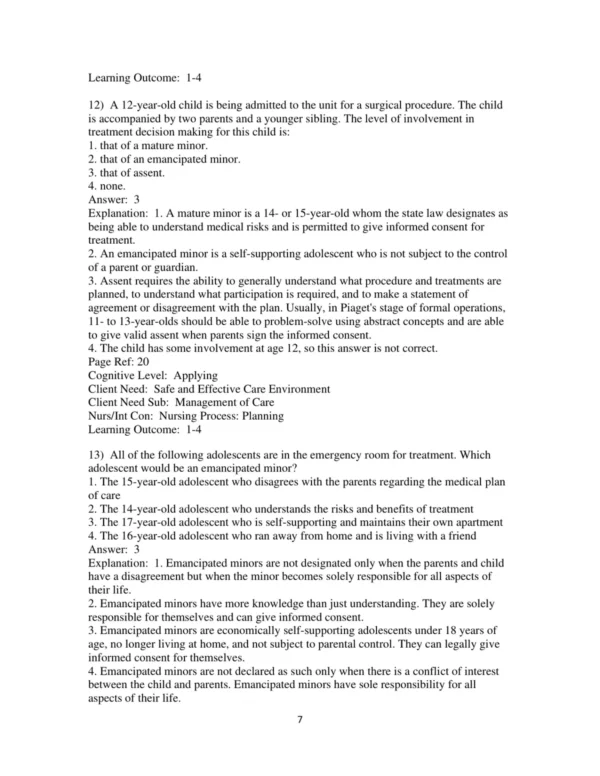 Test Bank For Child Health Nursing Updated Edition 3rd Edition Jane W. Ball 7 Test Bank For Child Health Nursing Updated Edition 3rd Edition Jane W. Ball