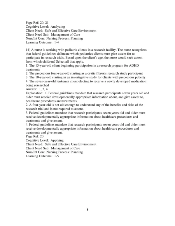 Test Bank For Child Health Nursing Updated Edition 3rd Edition Jane W. Ball 8 Test Bank For Child Health Nursing Updated Edition 3rd Edition Jane W. Ball