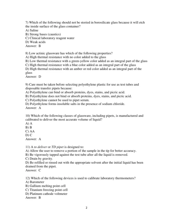 Test Bank For Clinical Laboratory Chemistry 2nd Edition Robert Sunheimer 2 Test Bank For Clinical Laboratory Chemistry 2nd Edition Robert Sunheimer