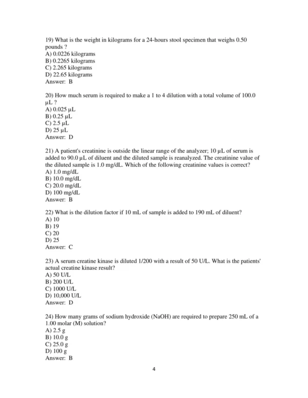 Test Bank For Clinical Laboratory Chemistry 2nd Edition Robert Sunheimer 4 Test Bank For Clinical Laboratory Chemistry 2nd Edition Robert Sunheimer