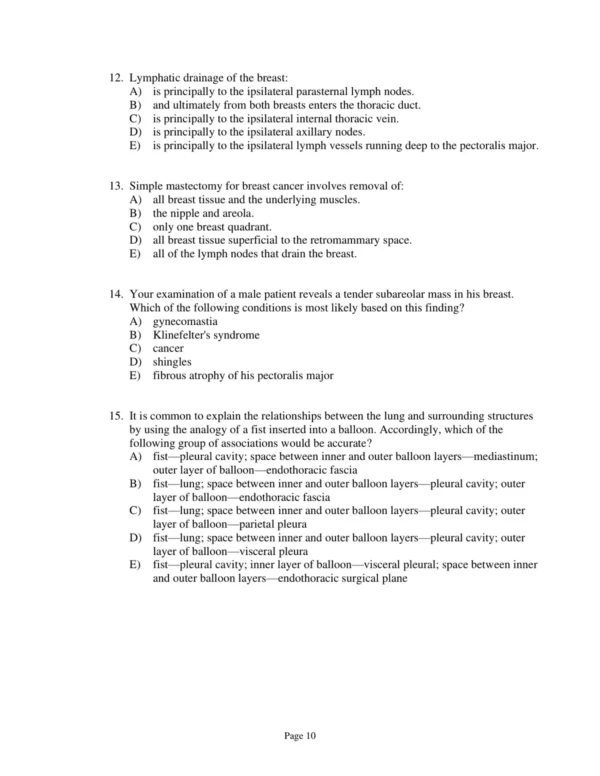 Test Bank For Clinically Oriented Anatomy Seventh Edition Keith L. Moore