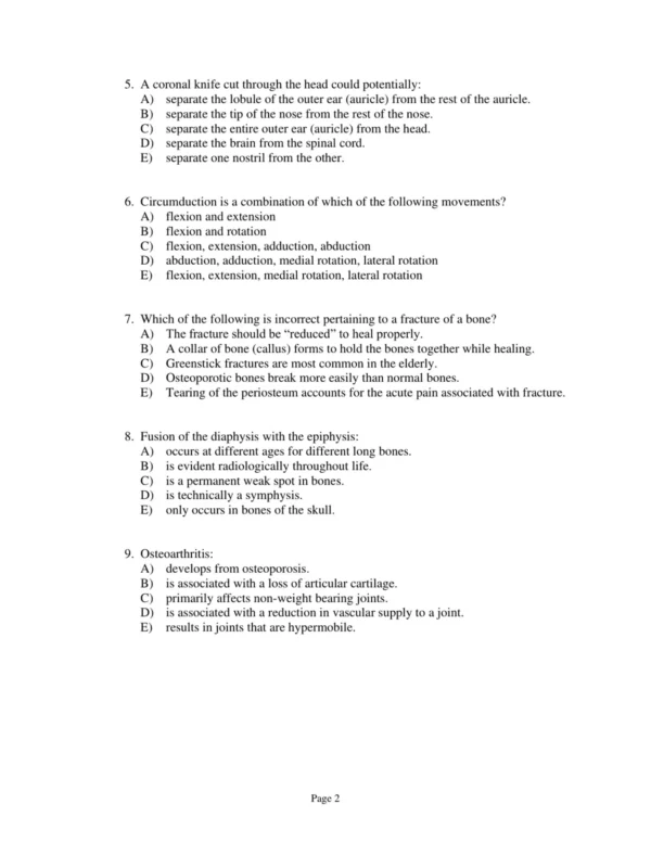 Test Bank For Clinically Oriented Anatomy Seventh Edition Keith L. Moore