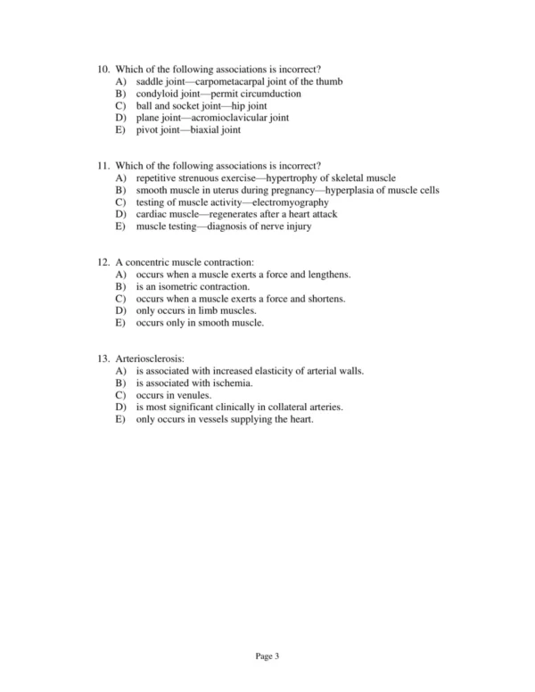 Test Bank For Clinically Oriented Anatomy Seventh Edition Keith L. Moore