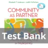 Test Bank For Community As Partner Theory And Practice In Nursing Seventh Edition Elizabeth T. Anderson