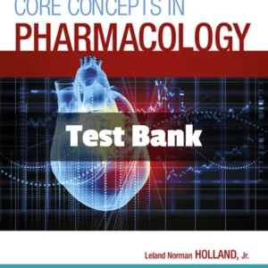 Test Bank For Core Concepts In Pharmacology 5th Edition Leland Norman Holland Test Bank For Foundations Of Nursing Research 7th Edition Rose Marie Nieswiadomy