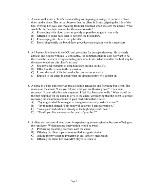 Test Bank For Critical Care Nursing A Holistic Approach Eleventh Edition Patricia Gonce Morton