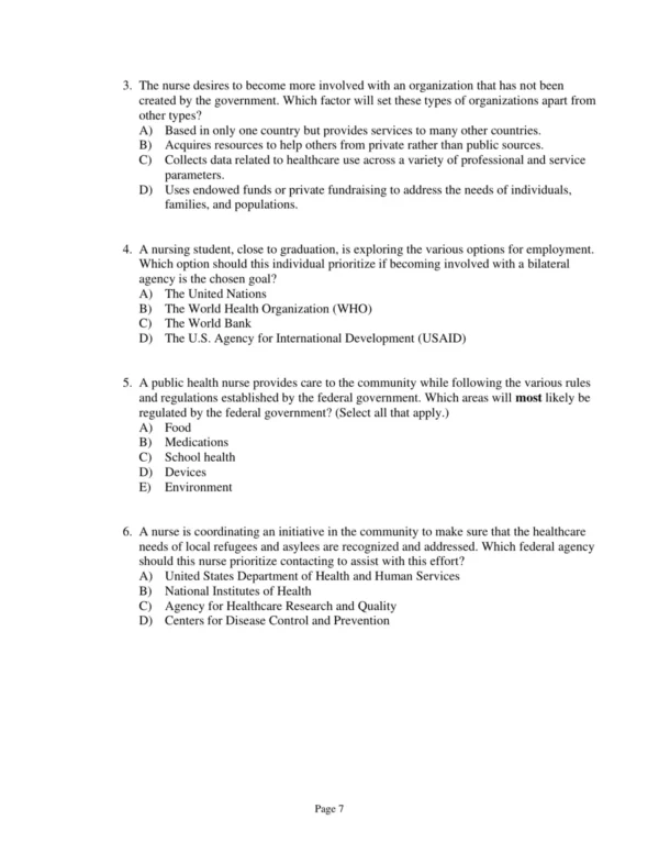 Test Bank For Demarco And Healey Walsh Community 7 Test Bank For Demarco And Healey Walsh Community And Public Health Nursing Evidence For Practice Third Edition