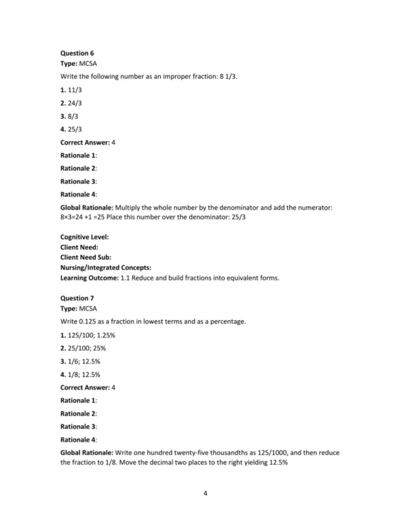 Test Bank For Dosage Calculations A Multi Method Approach 2nd Edition Anthony Giangrasso