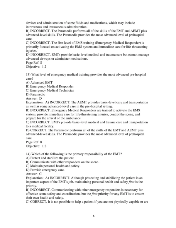 Test Bank For Emergency Care 14th Edition Daniel J. Limmer