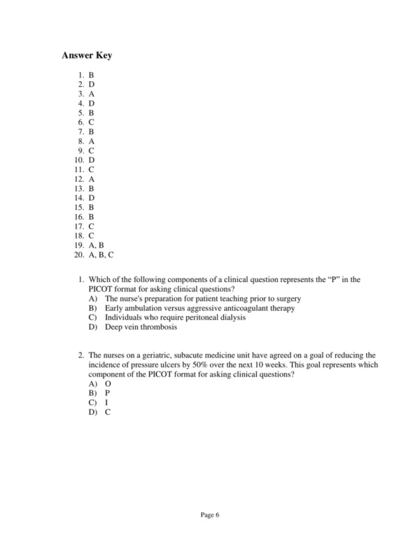 Test Bank For Evidence Based Practice In Nursing And Healthcare A Guide To Best Practice Third Edition Bernadette Mazurek Melnyk