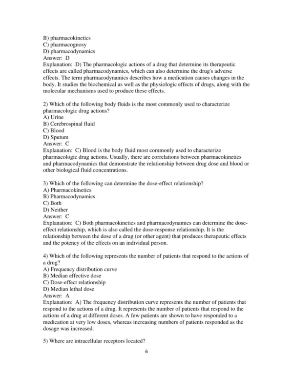 Test Bank For Focus On Pharmacology Essentials For Health Professionals 3rd Edition Jahangir Moini