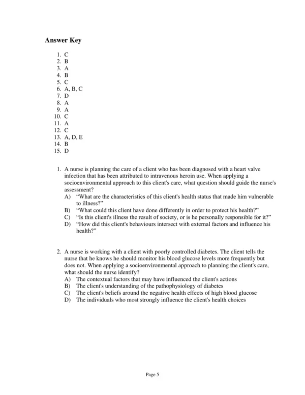 Test Bank For Fundamentals Perspectives On The Art 5 Test Bank For Fundamentals Perspectives On The Art And Science Of Canadian Nursing Second Editiondavid Gregory Christy Raymond