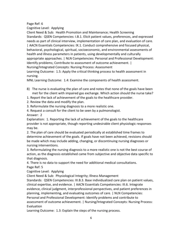 Test Bank For Health & Physical Assessment In Nursing 4th Edition Cynthia Fenske