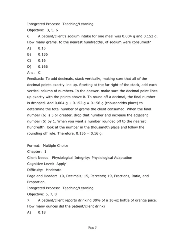 Test Bank For Henke's Med Math Dosage Calculation Preparation & Administration Ninth Edition Susan Buchholz