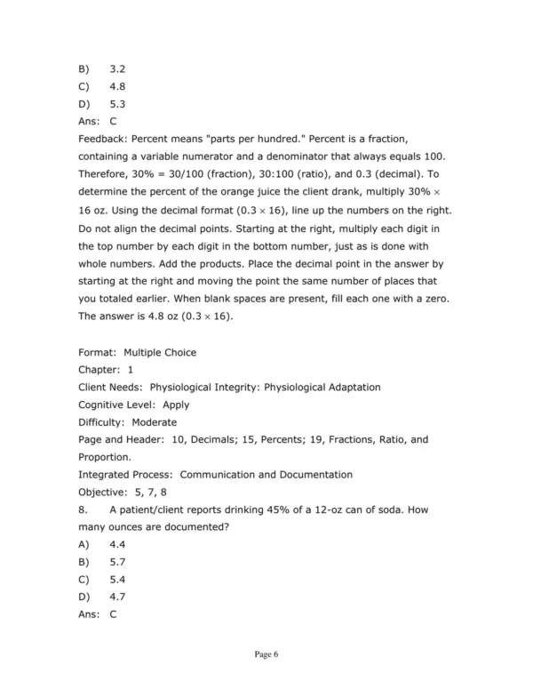 Test Bank For Henke's Med Math Dosage Calculation Preparation & Administration Ninth Edition Susan Buchholz