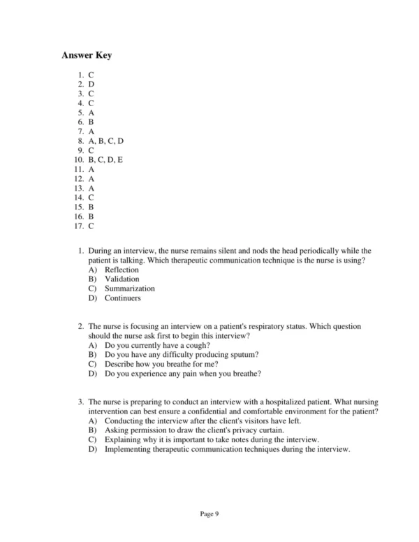 Test Bank For Hogan Quigley Palm And Bickley Bates' Nursing Guide To Physical Examination And History Taking Second Edition