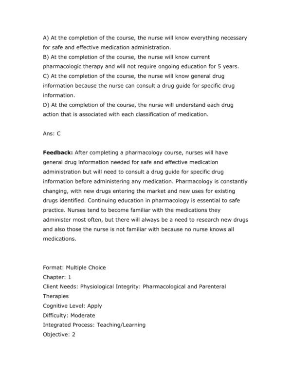 Test Bank For Karch's Focus On Nursing Rebecca Tucker 6 Test Bank For Karch's Focus On Nursing Pharmacology Ninth Edition Rebecca Tucker