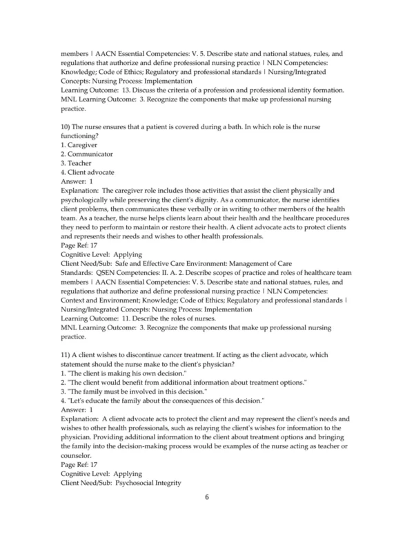 Test Bank For Kozier & Erb's Fundamentals Of Nursing Concepts Process And Practice 11th Edition Audrey T. Berman