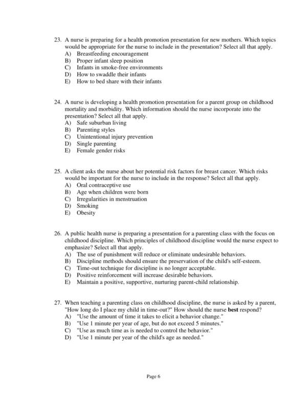 Test Bank For Maternity And Pediatric Nursing 3rd Edition By Susan Ricci