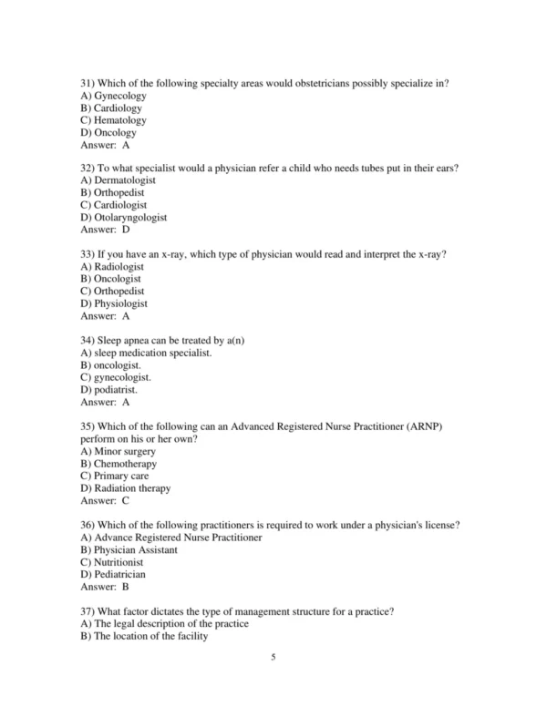 Test Bank For Medical Office Management 2nd Edition Christine Malone