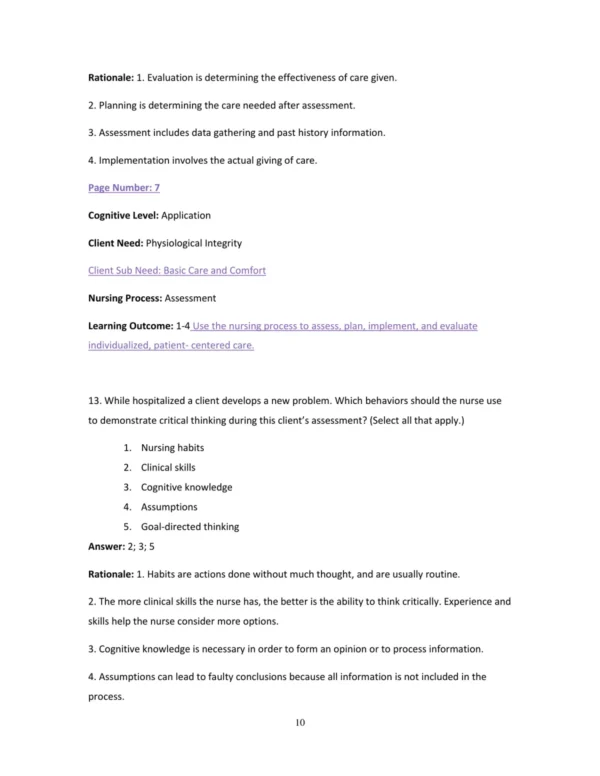 Test Bank For Medical Surgical Nursing Care 4th Edition Karen M. Burke