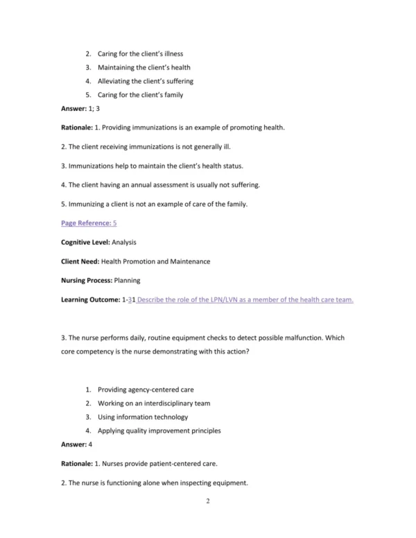 Test Bank For Medical Surgical Nursing Care 4th Edition Karen M. Burke