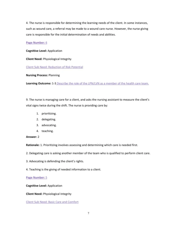 Test Bank For Medical Surgical Nursing Care 4th Edition Karen M. Burke