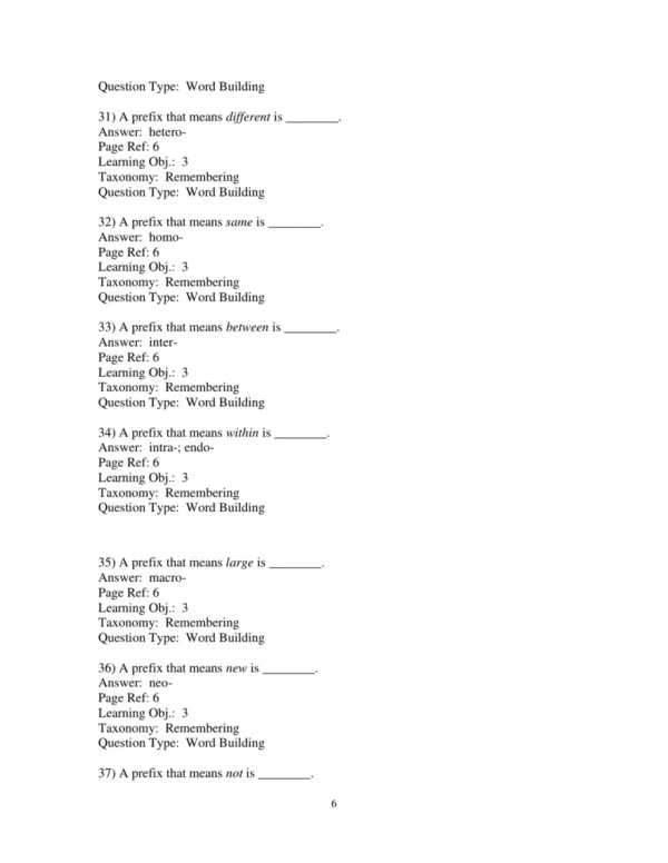 Test Bank For Medical Terminology A Living Language 8th Edition Bonnie F. Fremgen