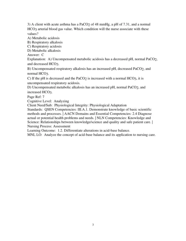 Test Bank For Nursing A Concept Based Approach To Learning Volume 2 4th Edition