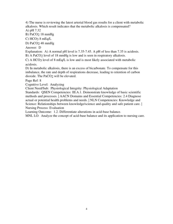 Test Bank For Nursing A Concept Based Approach To Learning Volume 2 4th Edition