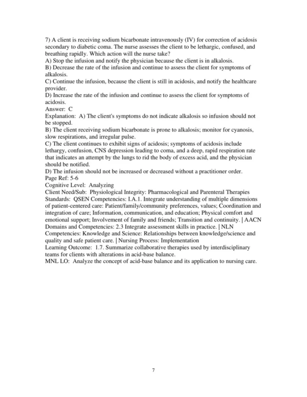 Test Bank For Nursing A Concept Based Approach To Learning Volume 2 4th Edition