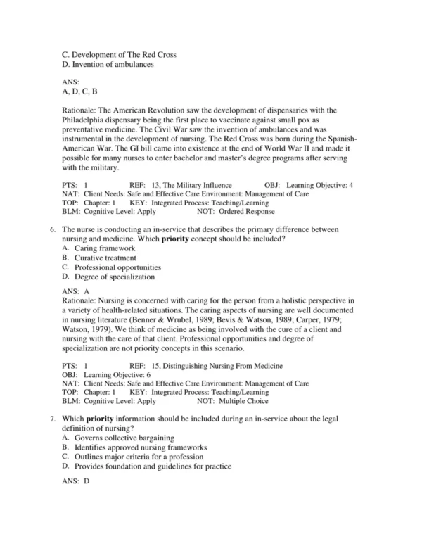 Test Bank For Nursing In Today's World Trends Issues And Management 12th Edition Amy Stegen Buckway