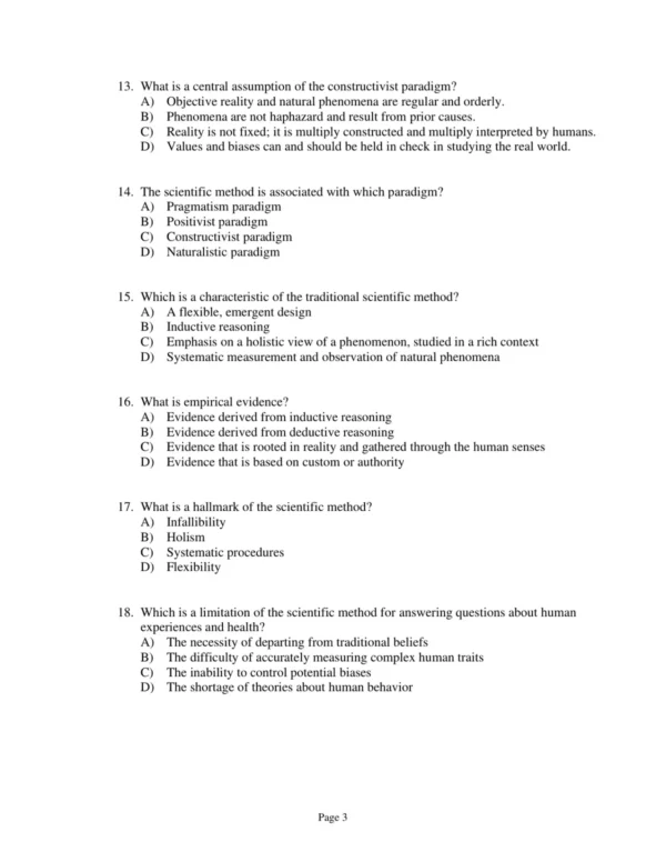 Test Bank For Nursing Research Generating And Assessing Evidence For Nursing Practice Tenth Edition Denise F. Polit