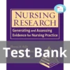Test Bank For Nursing Research Generating And Assessing Evidence For Nursing Practice Eleventh Edition Denise F. Polit